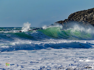 Wellen am Plage von St. Tugen