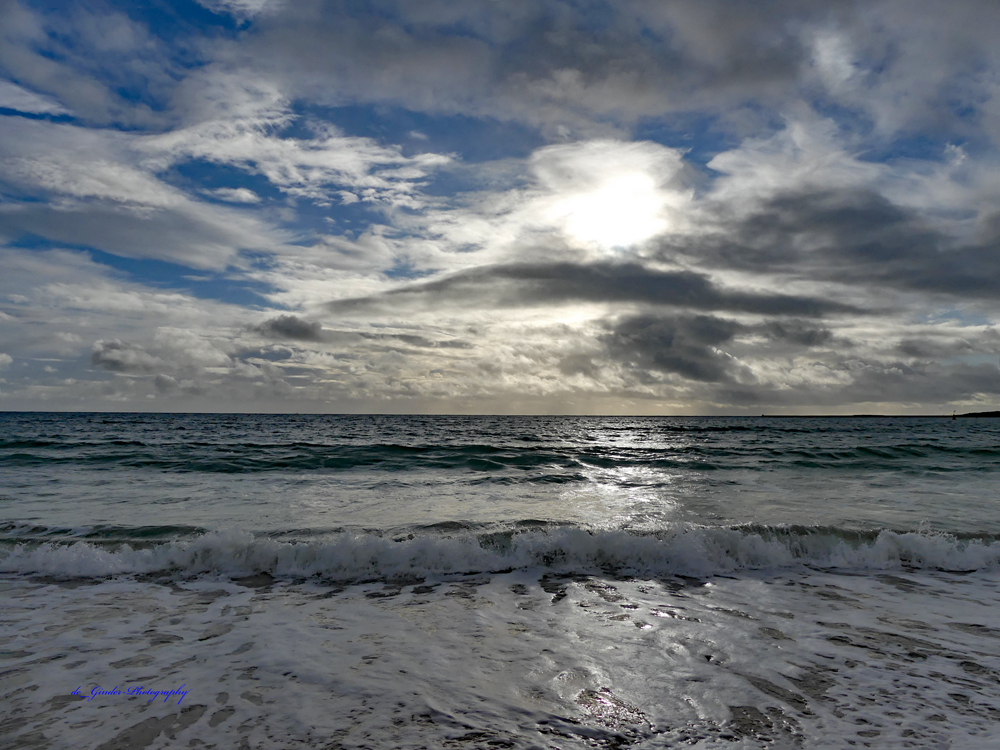 Wolken über dem Meer