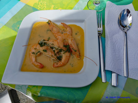 Gambas in einer Soße