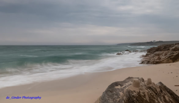 Ein Plage mit Langzeitbelichtung
