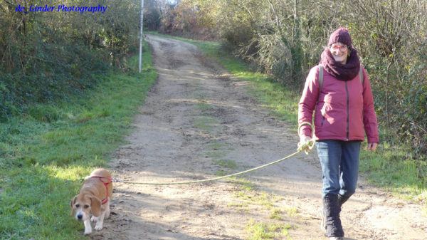 Inge und ihr Hund