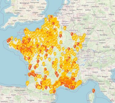 Zur Lage der offenen Tankstellen in Frankreich am 22.03.23