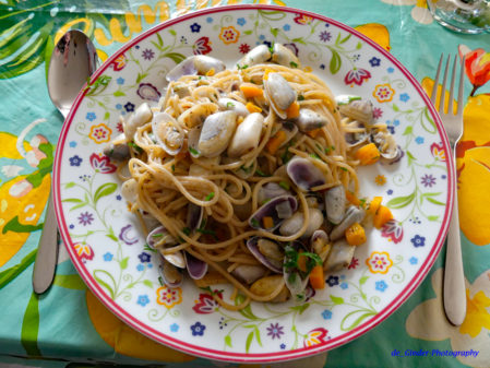 Tellins mit Spargetti