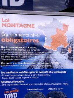 Winterreifen-Pflicht en France