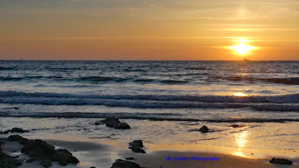 Sonnenuntergang am La Baie