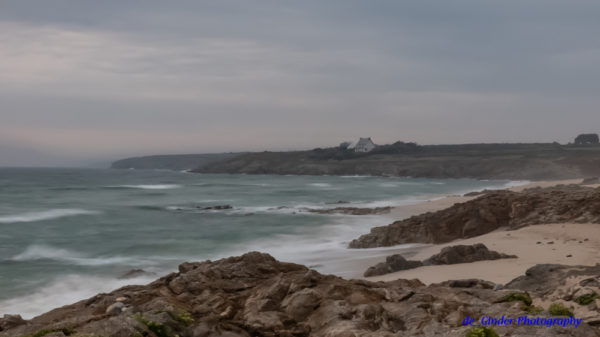 Ein Plage mit Langzeitbelichtung