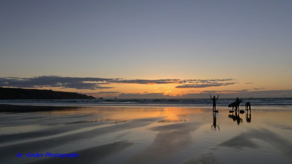 Sonnenuntergang am la Baie des Trépassés 