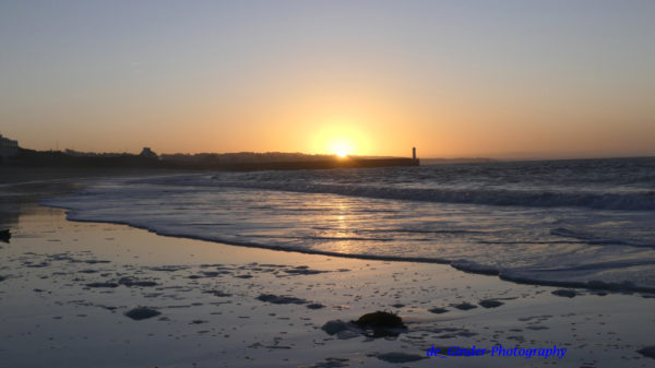 Sonnenaufgang am Plage von Trescardec