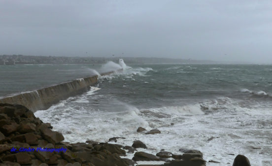 Der Tempête Armand an der Baie d'Audierne
