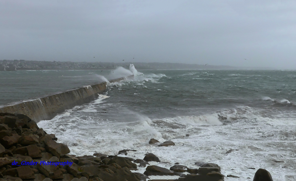 Tempête Armand bei Audierne