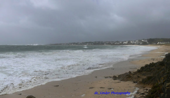 Tempête Armand bei Audierne